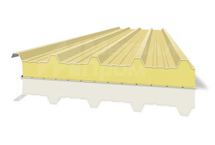 Трехслойная кровельная сэндвич-панель 120 мм ПИР (PIR)