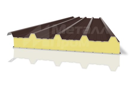 Трехслойная кровельная сэндвич-панель 120 мм ПИР (PIR)