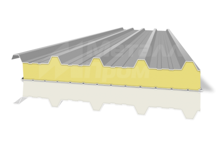 Трехслойная кровельная сэндвич-панель 120 мм ПИР (PIR)