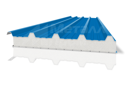 Кровельная сэндвич-панель 100 мм ППУ (PUR)